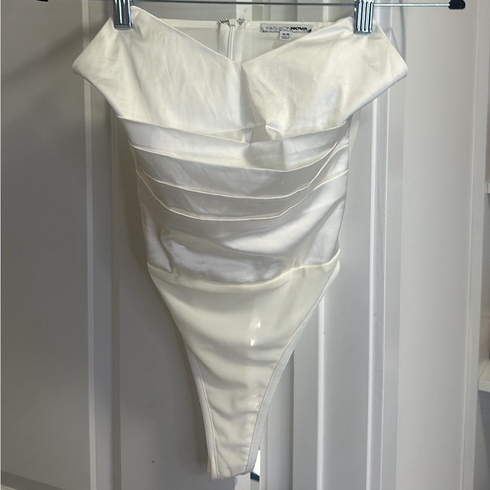 White bodysuit xs